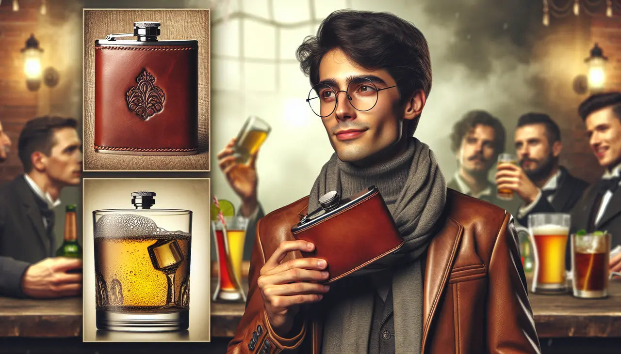 How a High-Quality Leather Flask Enhances Your Drinking Experience