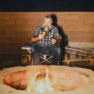 Dark & Tan Leather Single Shot 100mL Glass Flask for liquor