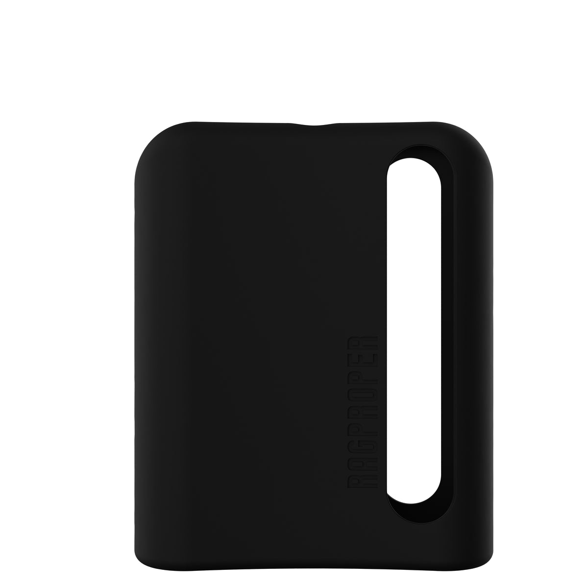 Black Silicone Sleeve for Double Shot 100mL back
