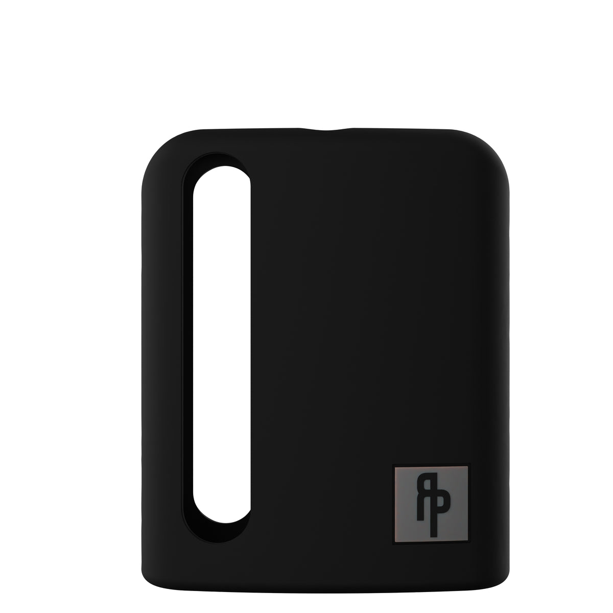 Black Silicone Sleeve for Double Shot 100mL front