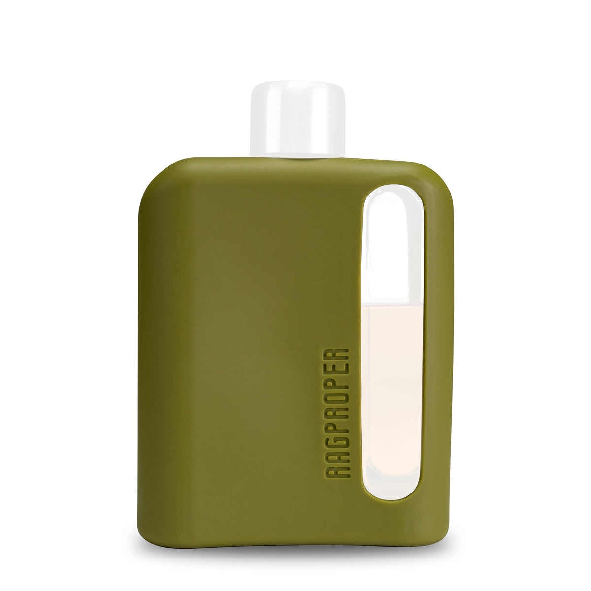 Military Green Silicone Sleeve for Single Shot 100mL back